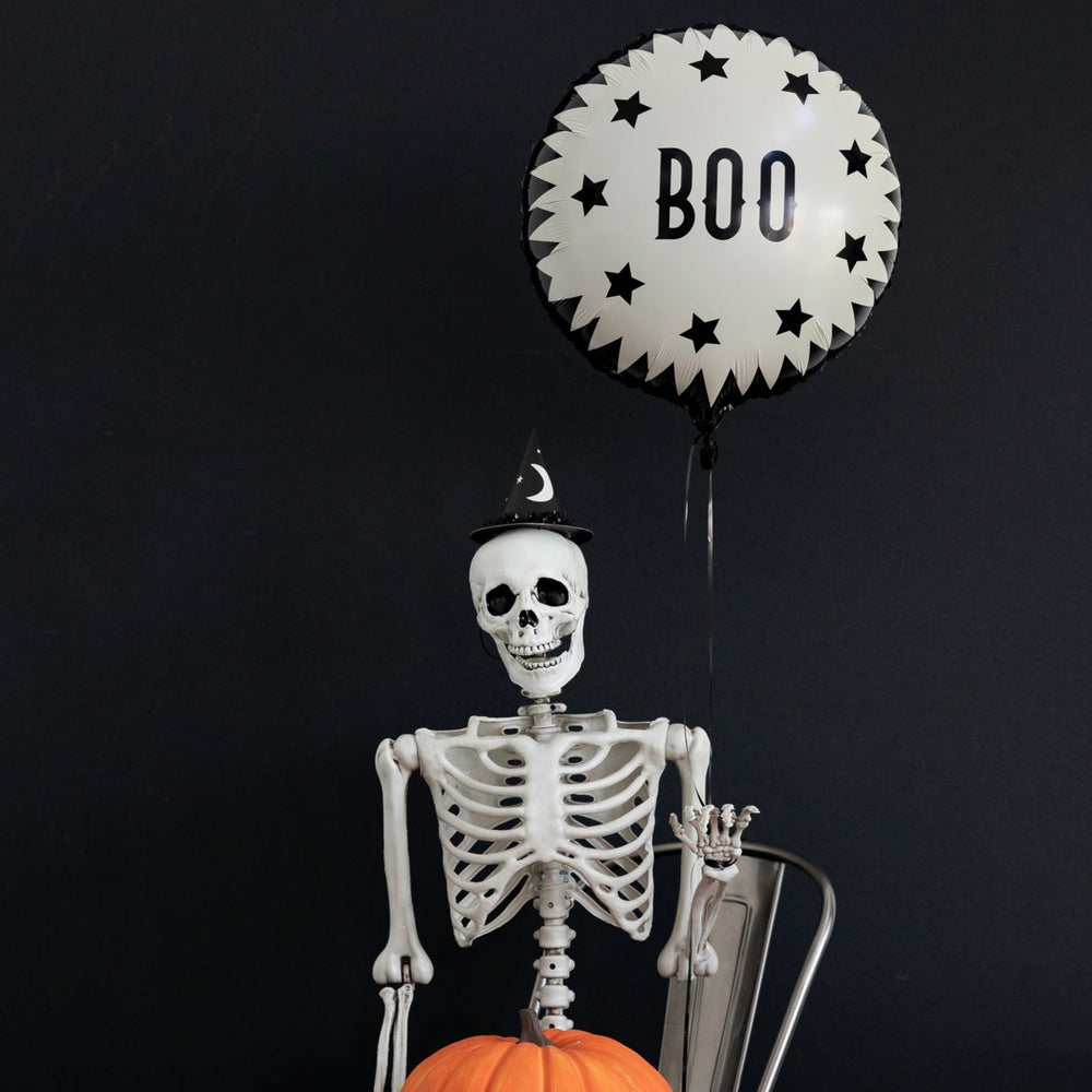 VINTAGE HALLOWEEN BOO BALLOON My Mind's Eye Halloween Balloons Bonjour Fete - Party Supplies