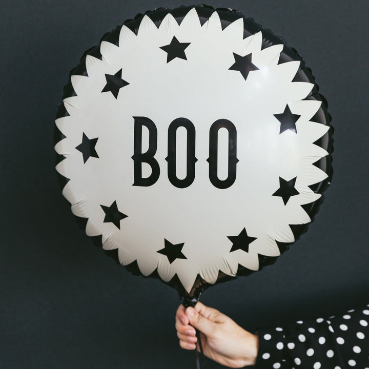 VINTAGE HALLOWEEN BOO BALLOON My Mind's Eye Halloween Balloons Bonjour Fete - Party Supplies