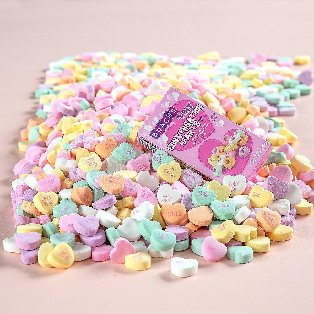 Brach's Tiny Classic Conversation Hearts Valentine's Candy Boxes, 0.75 oz,  5 Count