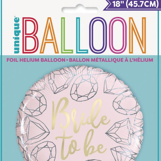 BRIDE TO BE BALLOON Unique Bonjour Fete - Party Supplies