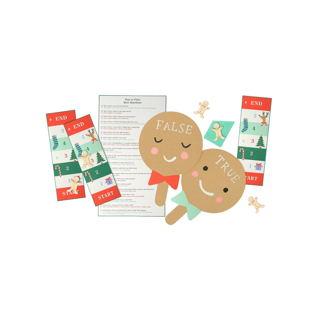 GINGERBREAD PEOPLE CRACKERS Meri Meri Bonjour Fete - Party Supplies