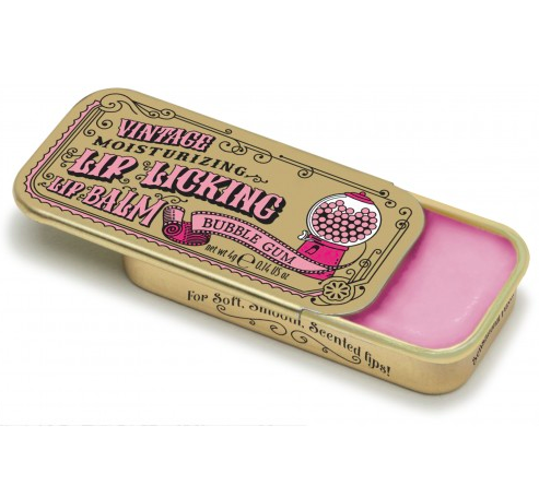 VINTAGE LIP LICKING LIP BALM Tinte Cosmetics Kid's Bath BUBBLE GUM Bonjour Fete - Party Supplies