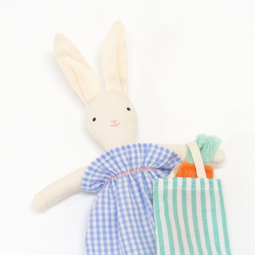 BUNNY DOLL TOY IN MINI SUITCASE - Bonjour Fête 