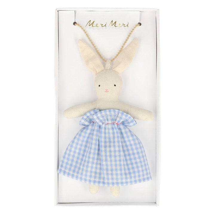 BUNNY DOLL TOY NECKLACE Meri Meri Kid's Accessories & Costumes Bonjour Fete - Party Supplies