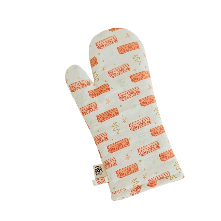 BUTTER KITCHEN OVEN MITT Doe A Deer Kitchenware Bonjour Fete - Party Supplies