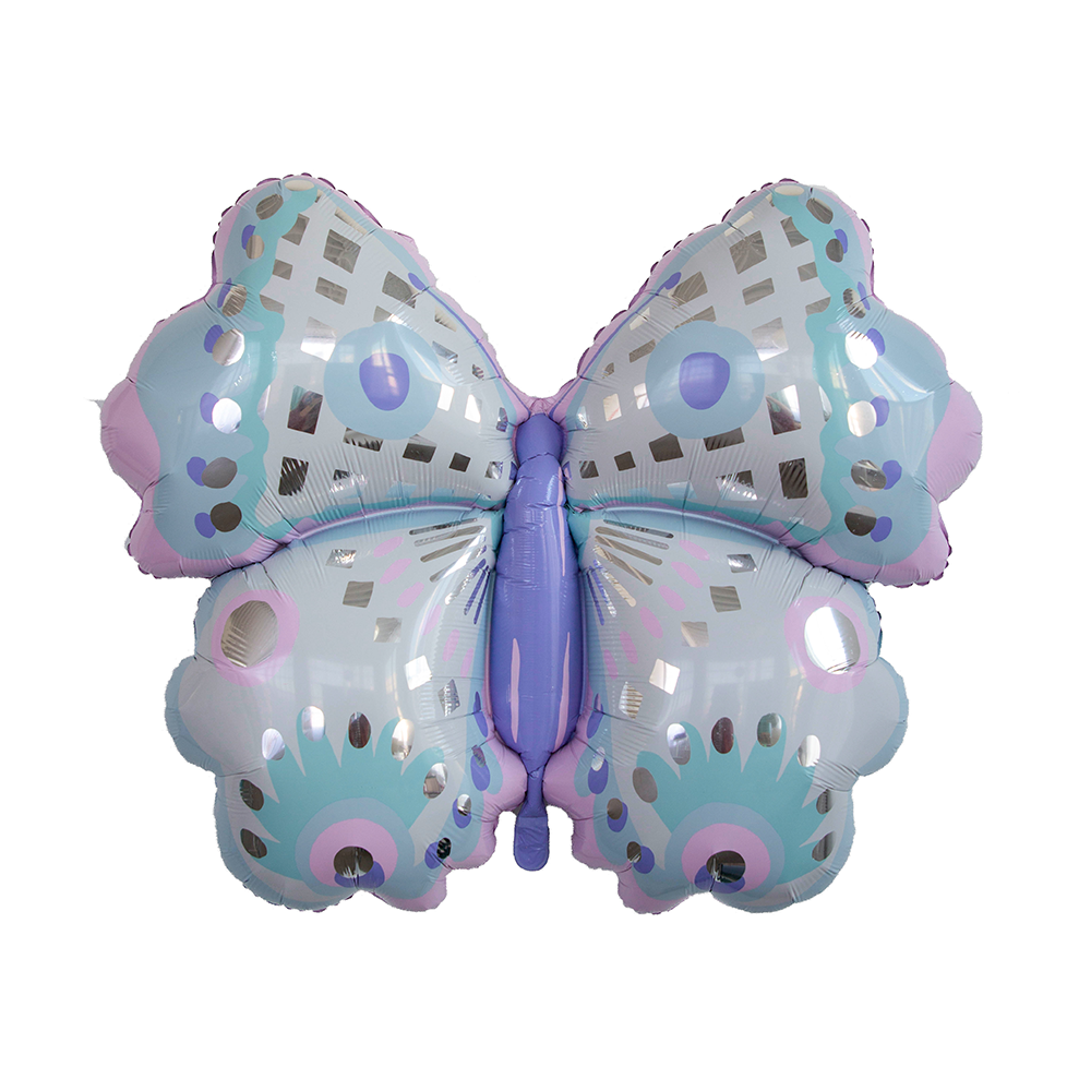 FLUTTER BUTTERFLY MYLAR BALLOON Jollity & Co. + Daydream Society Balloon Bonjour Fete - Party Supplies