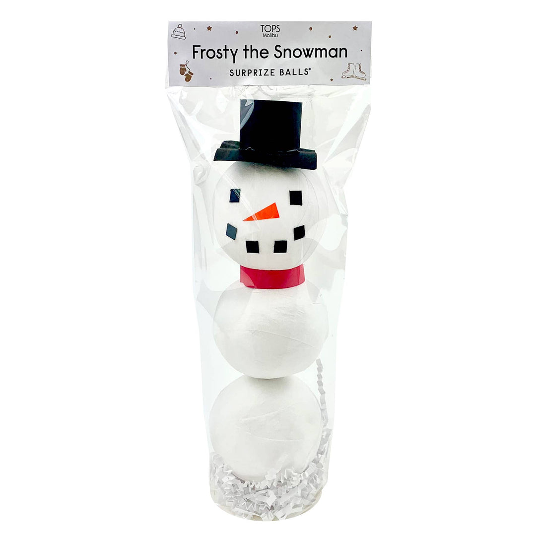 Frosty Snowman Surprize Balls TOPS Malibu 0 Faire Bonjour Fete - Party Supplies