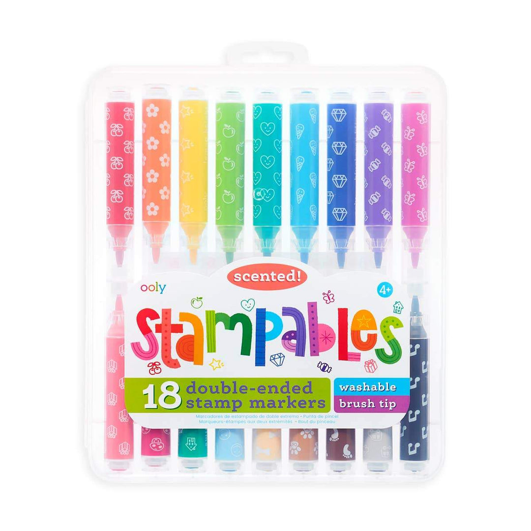 STAMPABLES DOUBLE ENDED SCENTED MARKERS OOLY Arts & Crafts Bonjour Fete - Party Supplies