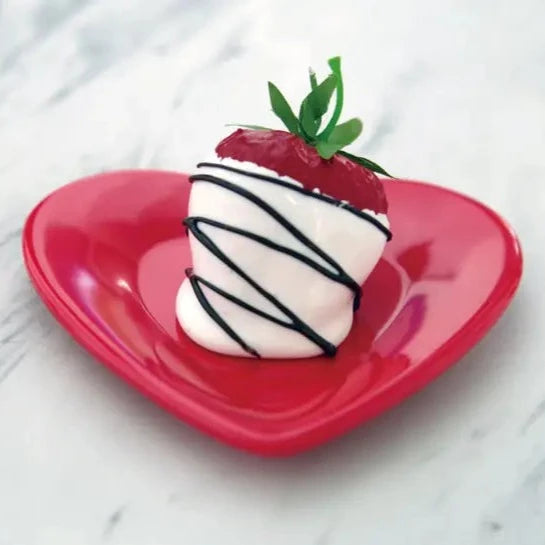 MELAMINE HEART PLATE Supreme Housewares Valentine's Day Tableware Bonjour Fete - Party Supplies