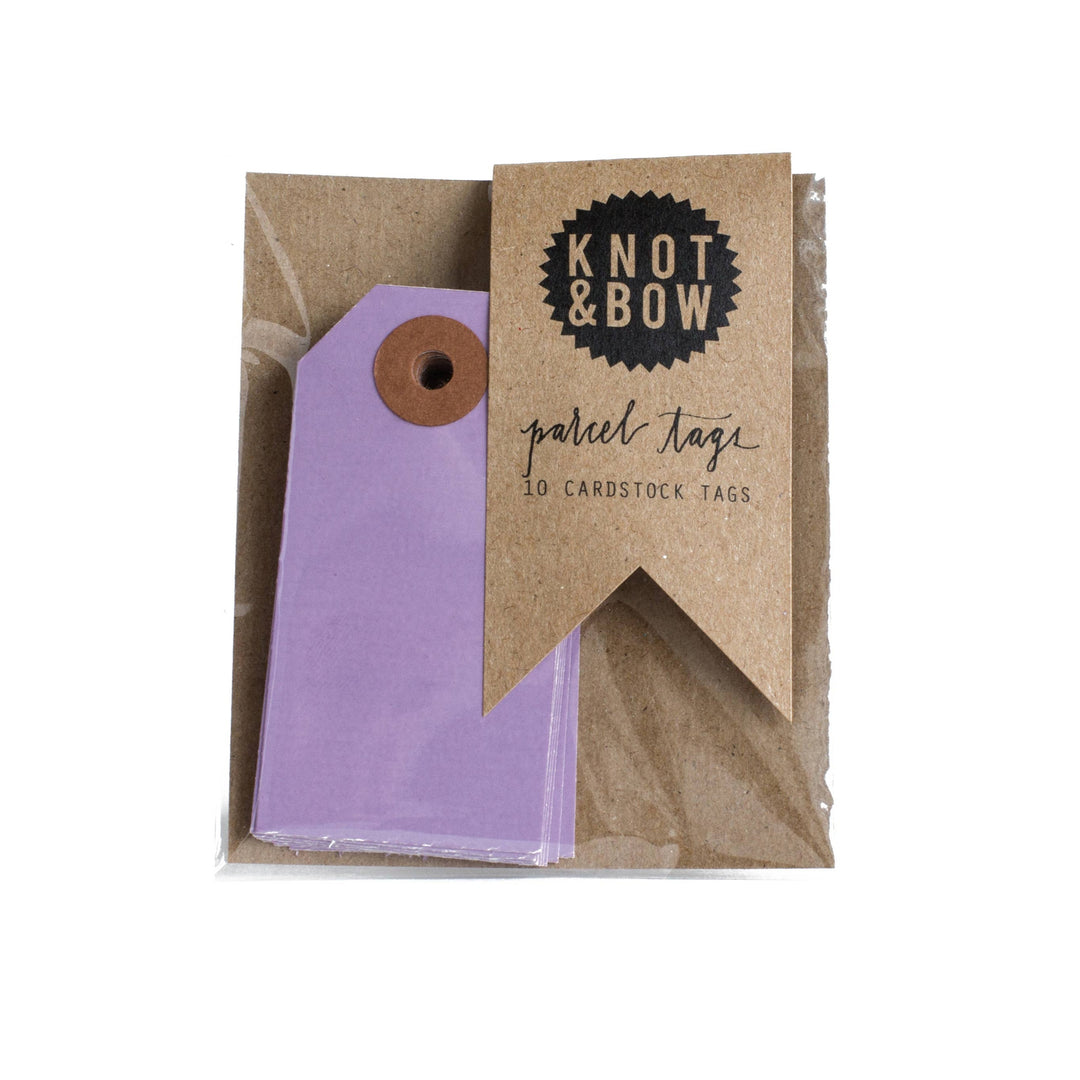 Violet Parcel Tags Knot & Bow Bonjour Fete - Party Supplies