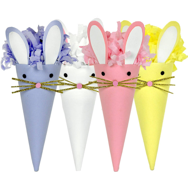 Mini Surprise Cone Easter Bunnies TOPS Malibu Bonjour Fete - Party Supplies