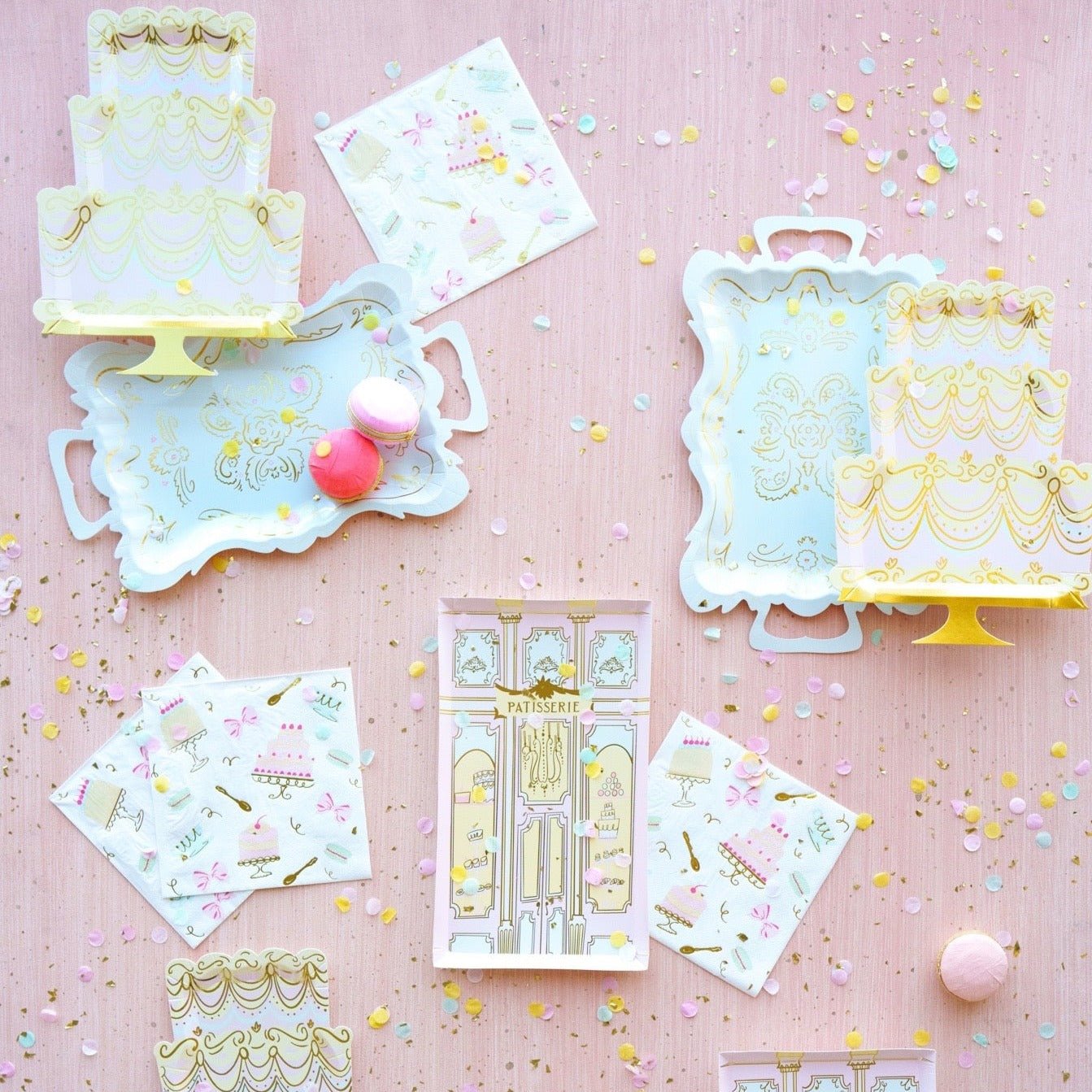 Bonjour Fête Let Them Eat Cake Napkins - Thumbnail 3