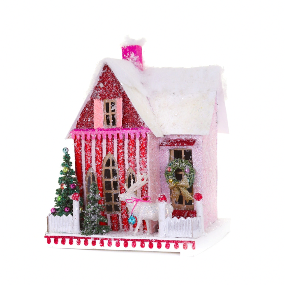 CANDY CANE BUNGALOW BY CODY FOSTER Cody Foster Co. Christmas House Bonjour Fete - Party Supplies