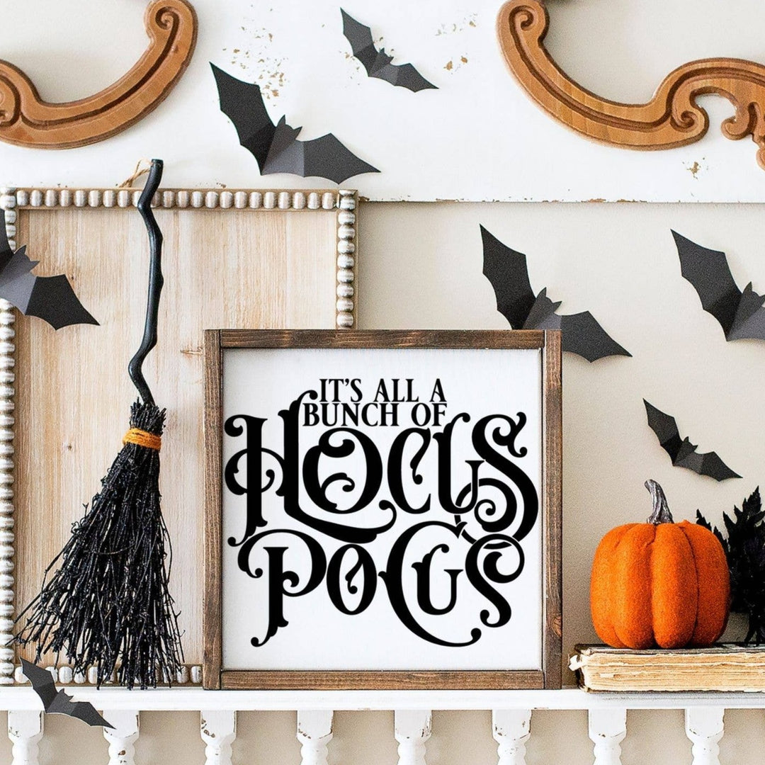 It's all a bunch of Hocus Pocus Sign Shenandoah Farmhouse 0 Faire Bonjour Fete - Party Supplies