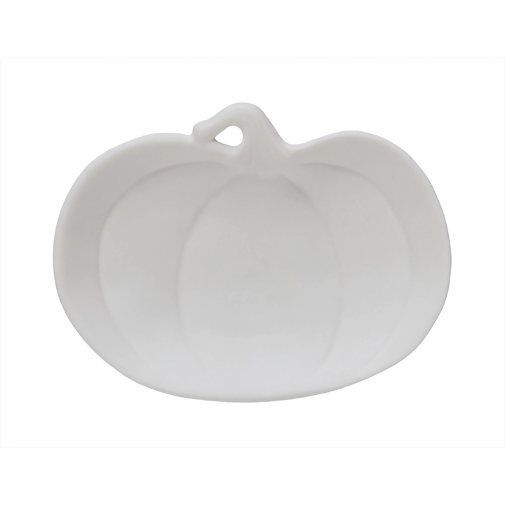 STONEWARE PUMPLKIN SHAPED DISH Creative Co-op Halloween Tableware Bonjour Fete - Party Supplies