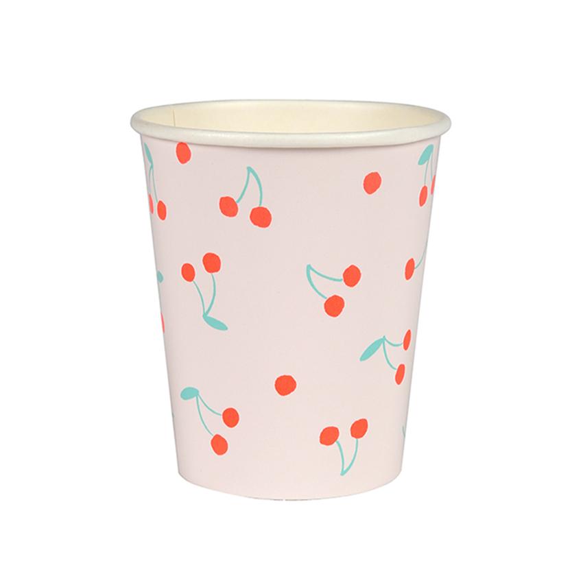 VERY CHERRY CUPS Meri Meri Cups Bonjour Fete - Party Supplies