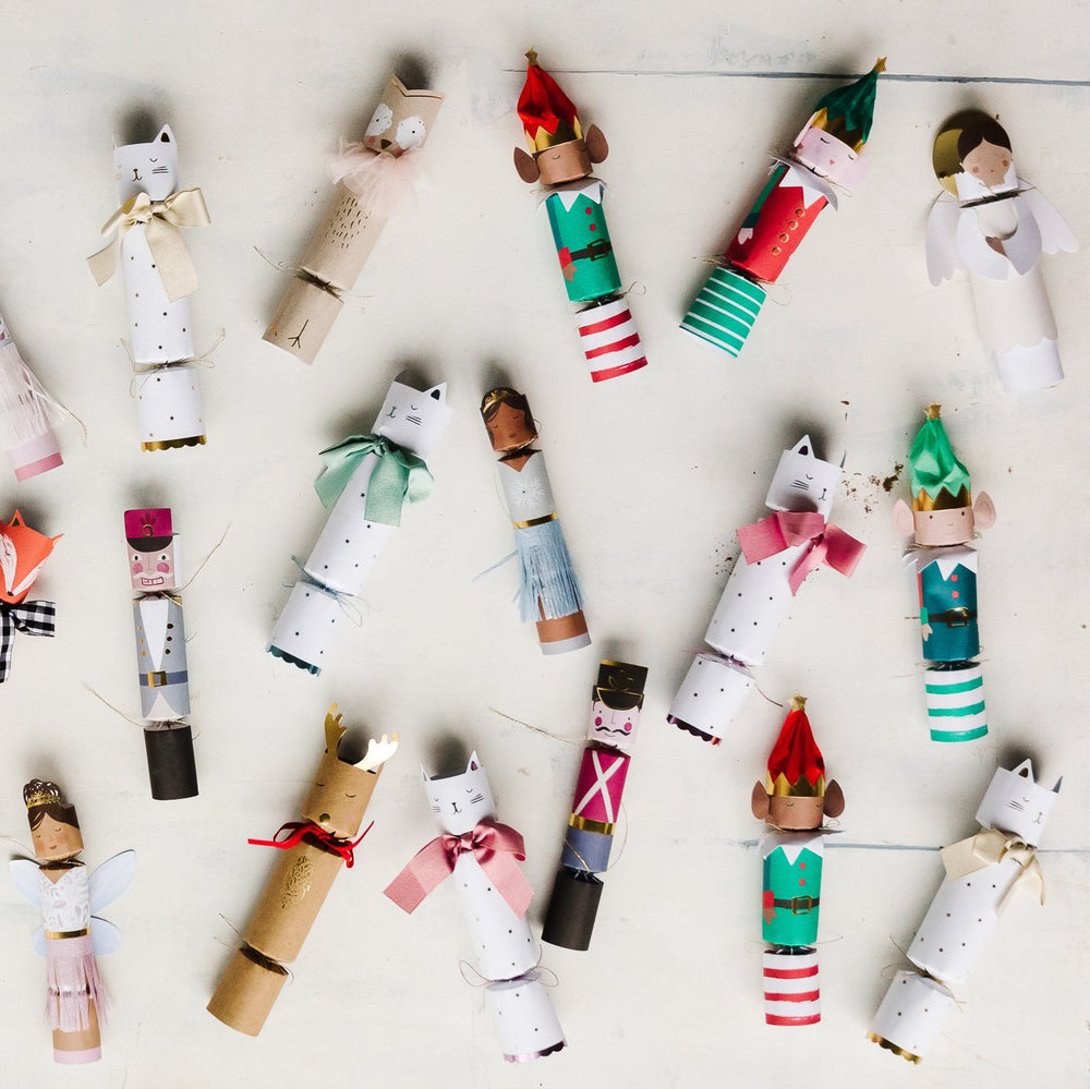 WOODLAND CRACKERS Meri Meri Christmas Crackers Bonjour Fete - Party Supplies