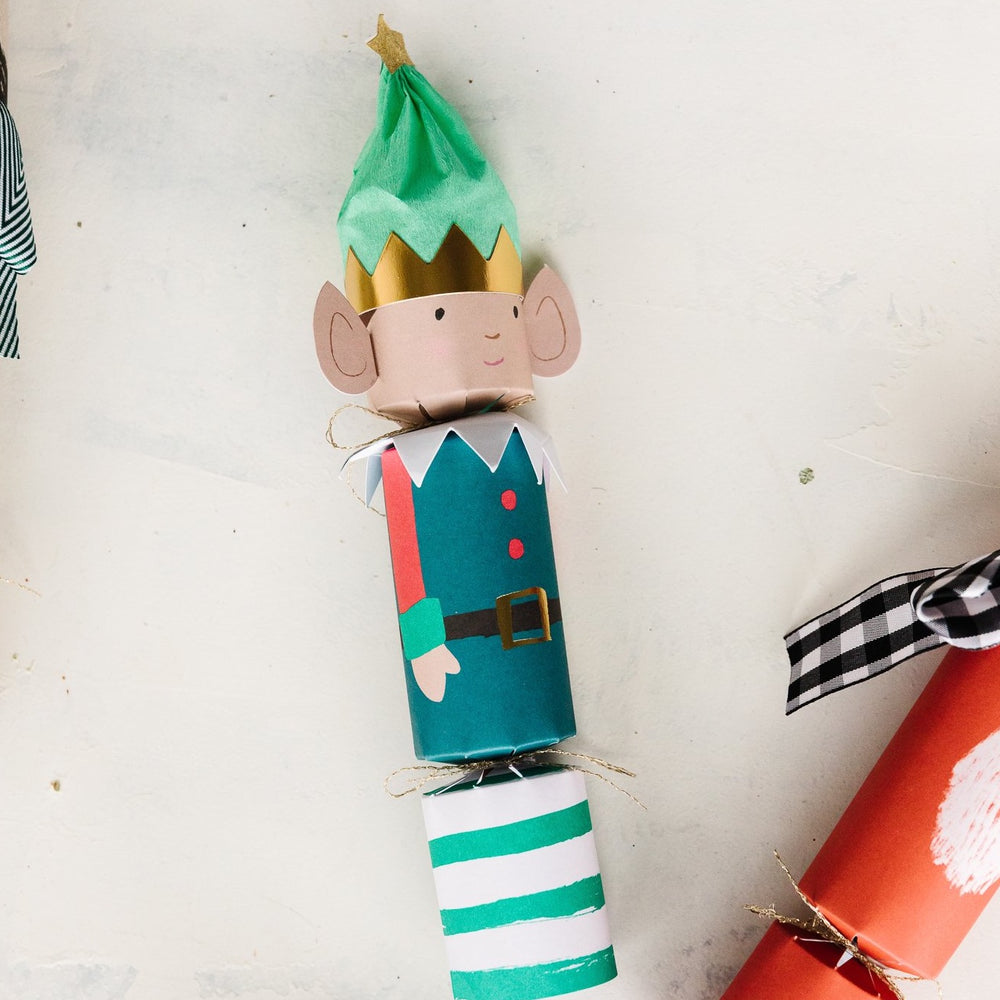 ELF CHRISTMAS CRACKERS Meri Meri Christmas Crackers Bonjour Fete - Party Supplies