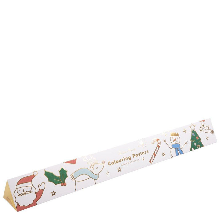 CHRISTMAS COLORING POSTERS Meri Meri Christmas Activity Bonjour Fete - Party Supplies