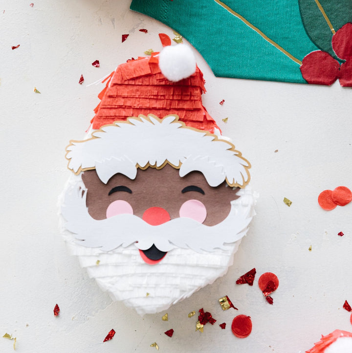 MINI SANTA CLAUS HANDMADE PIÑATA FAVOR Lula Flora Christmas Favor Bonjour Fete - Party Supplies