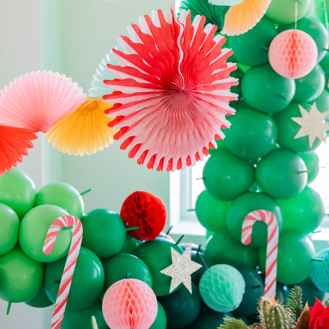 CHRISTMAS HONEYCOMB GARLAND Meri Meri Christmas Holiday Party Decorations Bonjour Fete - Party Supplies