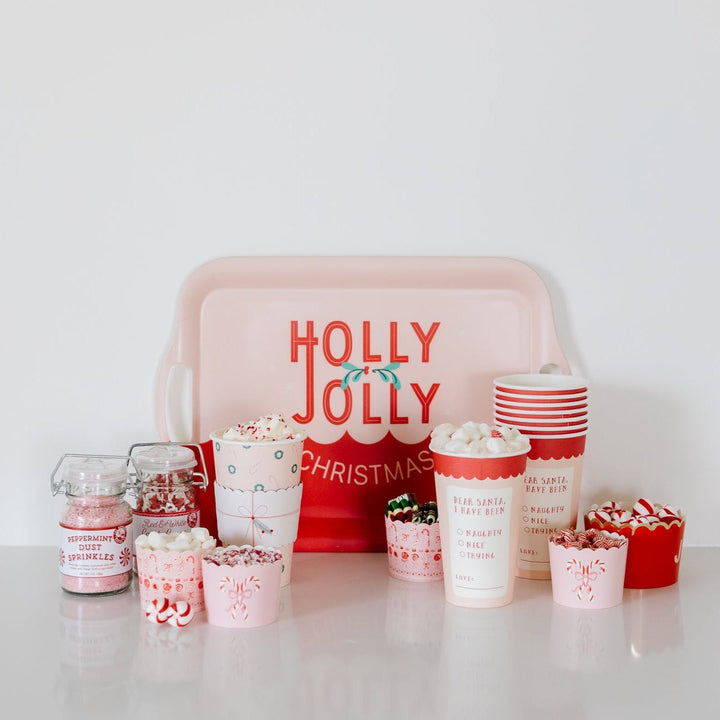 Naughty Nice Coffee Cups Bonjour Fete Party Supplies Christmas Holiday Party Supplies