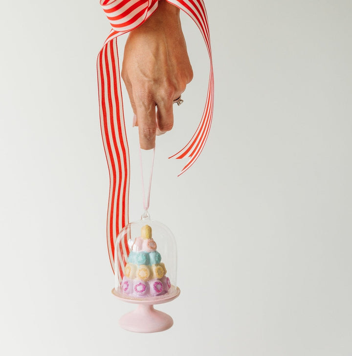 CLOCHE MACARON TOWER ORNAMENT Cody Foster Co. Christmas Ornament Bonjour Fete - Party Supplies