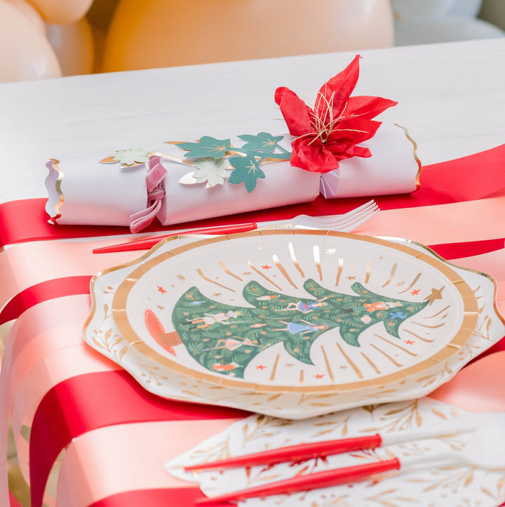 NUTCRACKER PLATES - LARGE Rifle Paper Co. Christmas Tableware Bonjour Fete - Party Supplies