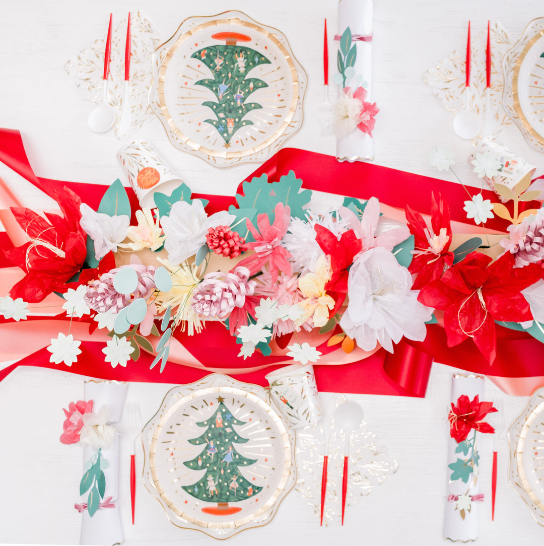 NUTCRACKER PLATES - LARGE Rifle Paper Co. Christmas Tableware Bonjour Fete - Party Supplies
