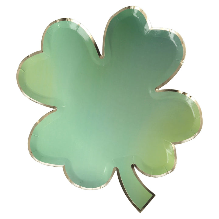 CLOVER LEAF PLATES Meri Meri St. Patrick's Day Bonjour Fete - Party Supplies