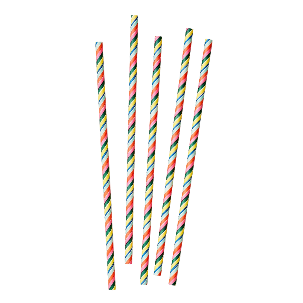 PINK HEART AND STRIPE REUSABLE STRAWS – Bonjour Fête