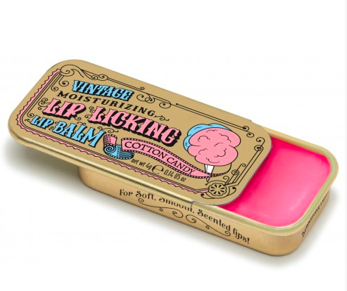 VINTAGE LIP LICKING LIP BALM Tinte Cosmetics Kid's Bath COTTON CANDY Bonjour Fete - Party Supplies