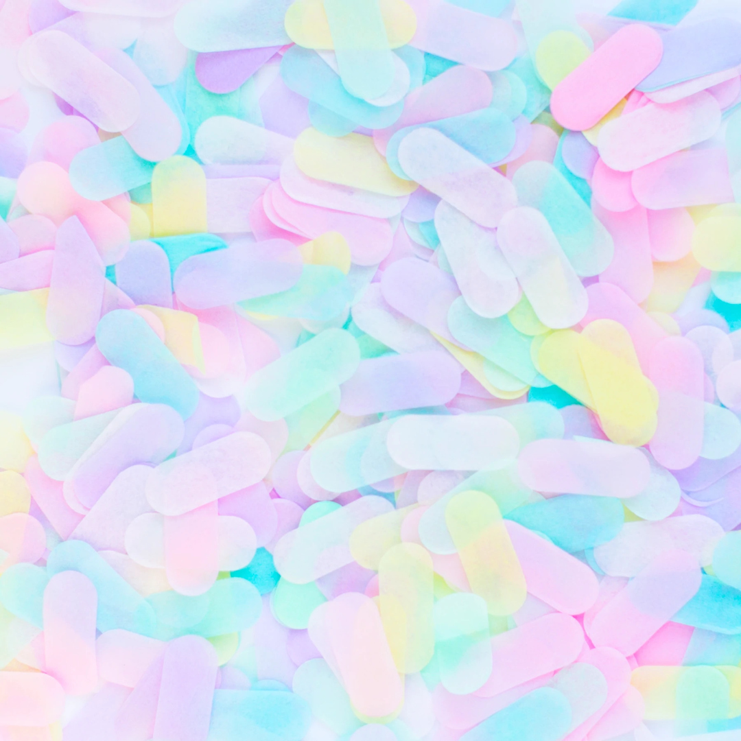Disc Confetti Sprinkles (Gold) - 4oz