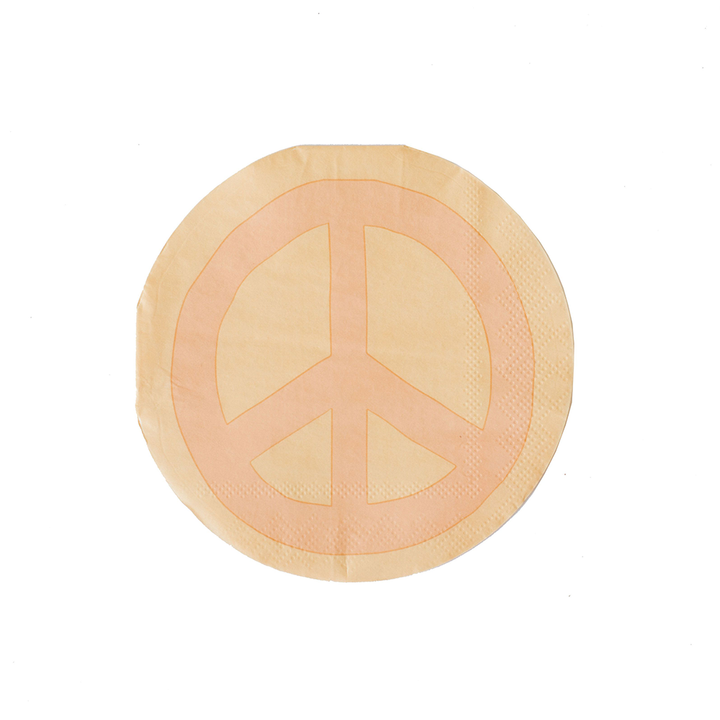 Peace & Love Peace Cocktail Napkins - 20 Pk. Jollity & Co. + Daydream Society 0 Faire Bonjour Fete - Party Supplies
