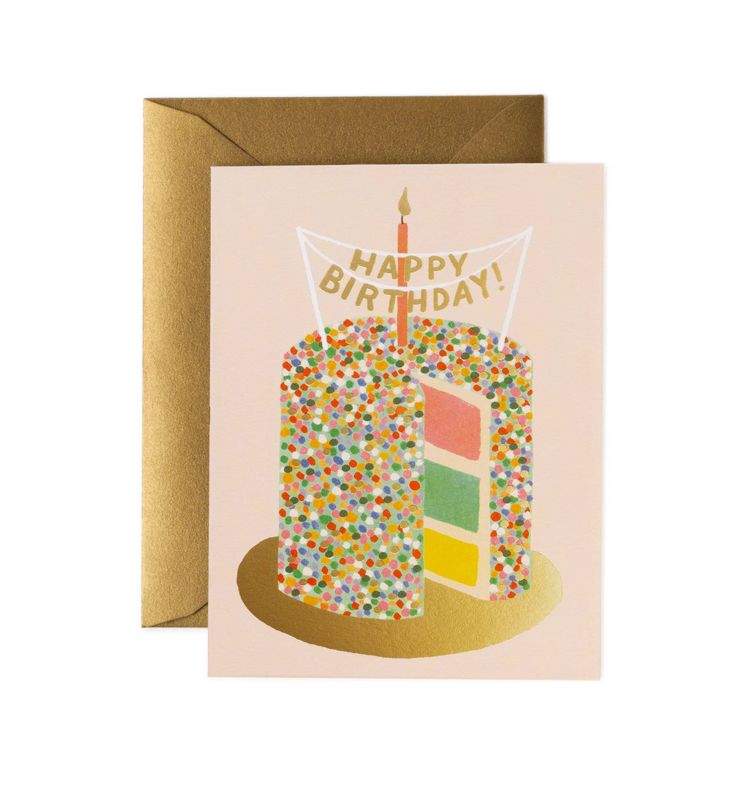 Layer Cake Card Rifle Paper Co. 0 Faire Bonjour Fete - Party Supplies