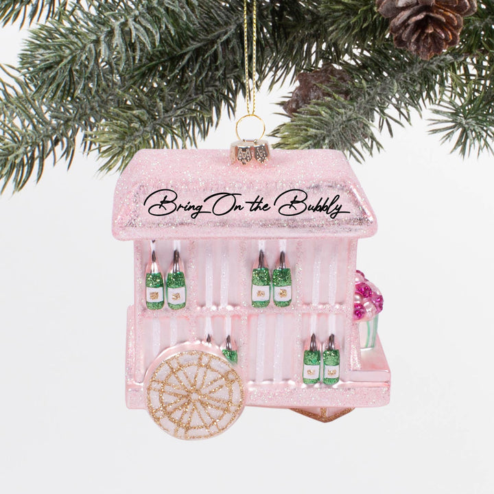 Bubbly Cart Ornament 8 Oak Lane 0 Faire Bonjour Fete - Party Supplies