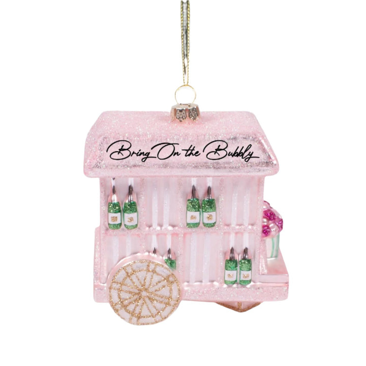 Bubbly Cart Ornament 8 Oak Lane 0 Faire Bonjour Fete - Party Supplies