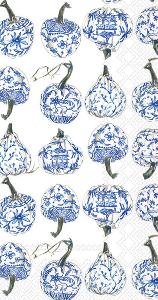 Paper Guest Towels Royal Pumpkins Boston International 0 Faire Bonjour Fete - Party Supplies