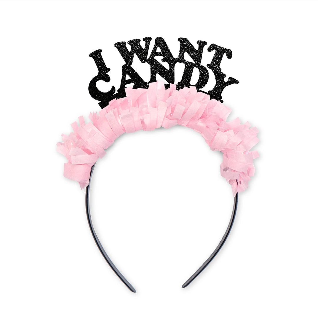 BLACK PINK I WANT CANDY HALLOWEEN PARTY HEADBAND CROWN – Bonjour Fête