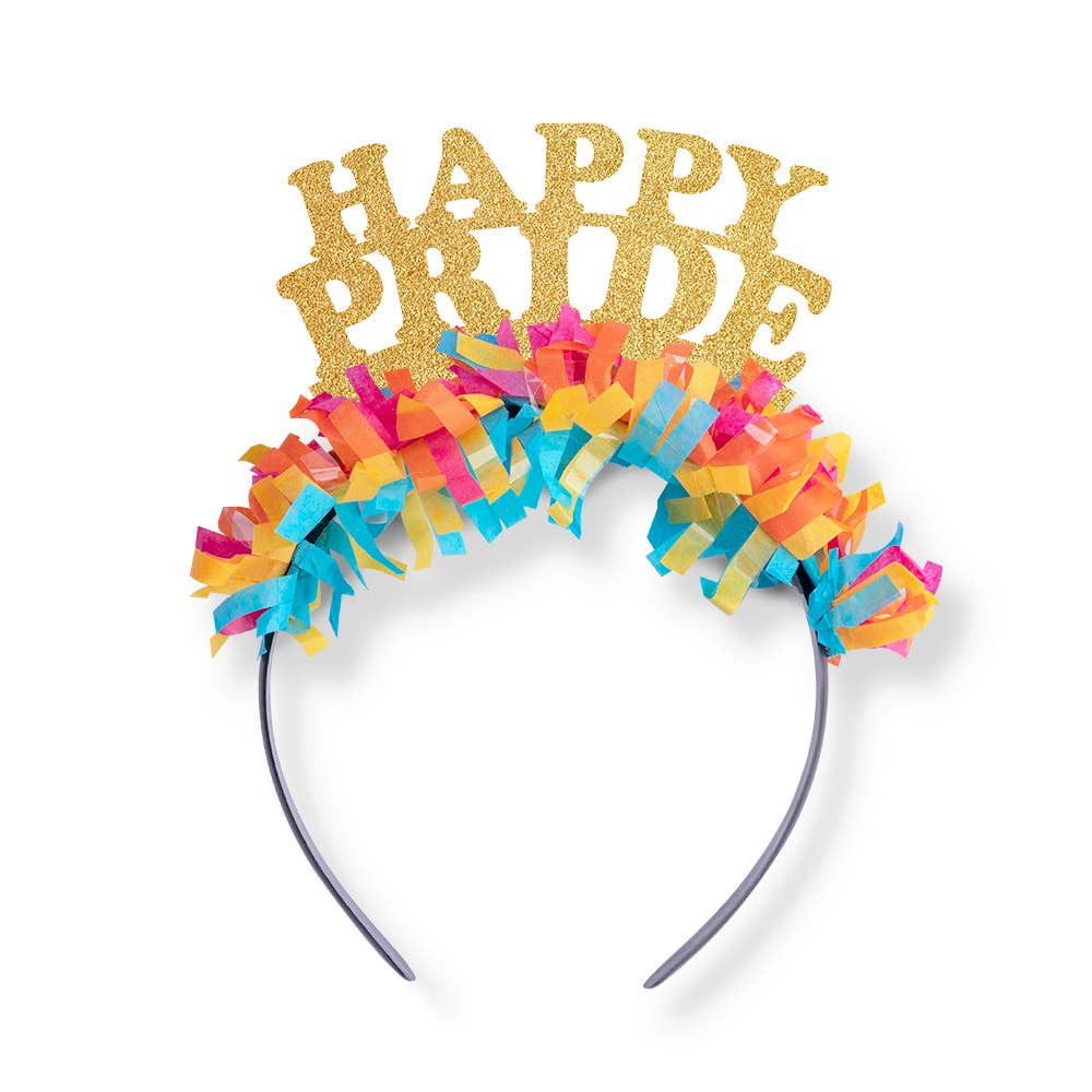 Happy Pride LGBTQ Party Headband Festive Gal Bonjour Fete - Party Supplies