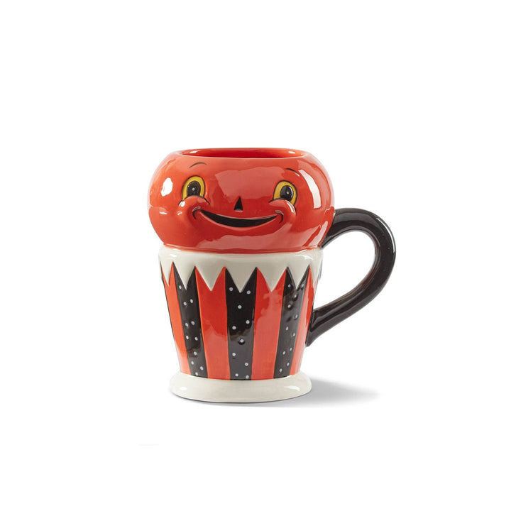 JOHANNA PARKER VINTAGE HALLOWEEN PUMPKIN MUG Bonjour Fete - Party Supplies