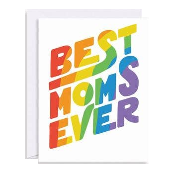 BEST MOMS EVER CARD Paper Source Wholesale Bonjour Fete - Party Supplies