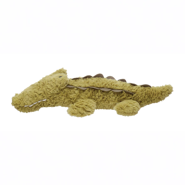 GREEN PLUSH ALLIGATOR Creative Co-op Dolls & Stuffies Bonjour Fete - Party Supplies
