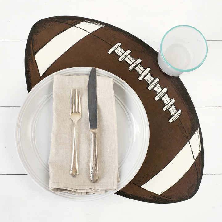 Football Shaped Placemats Bonjour Fete Party Supplies Super Bowl