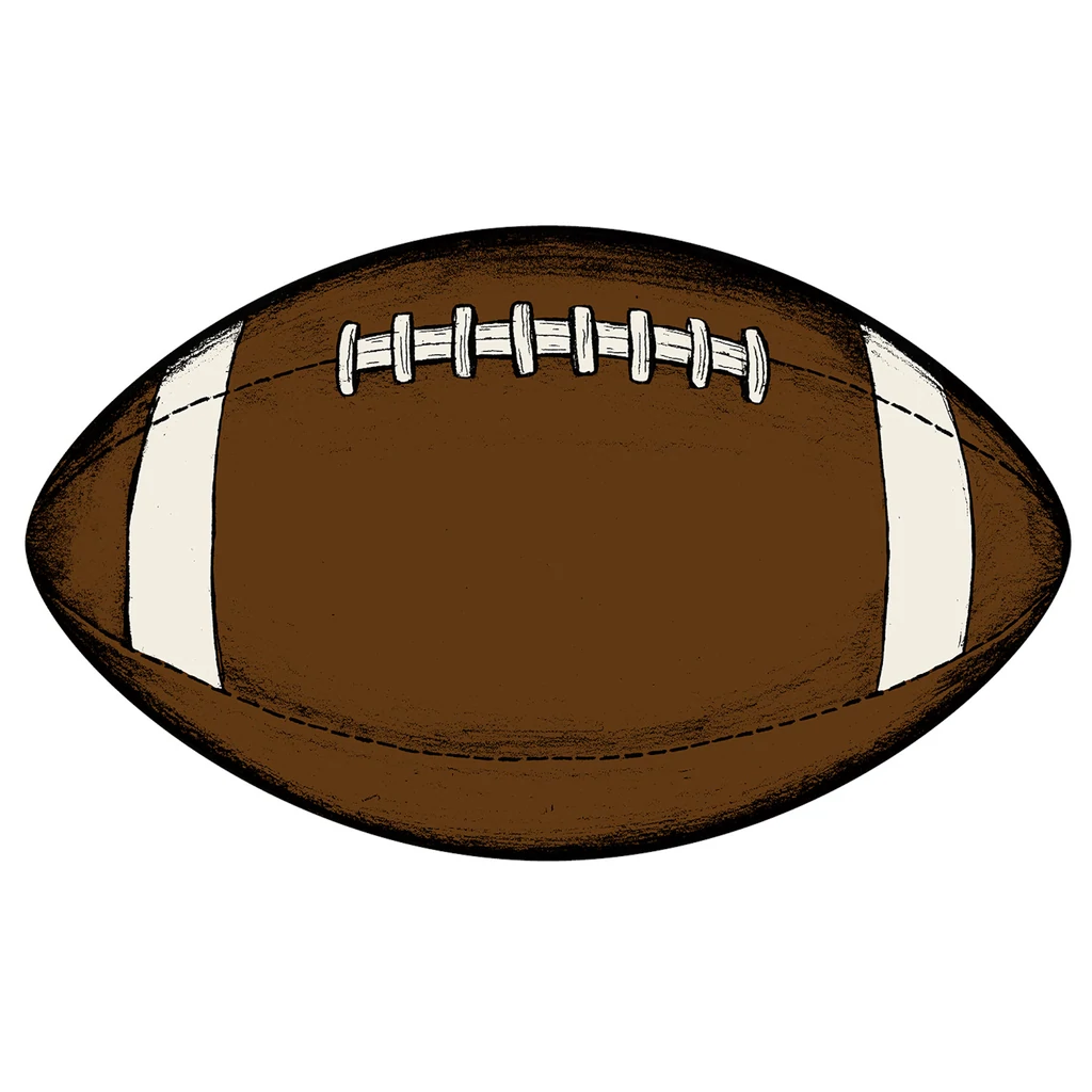 Football Shaped Placemats Bonjour Fete Party Supplies Super Bowl