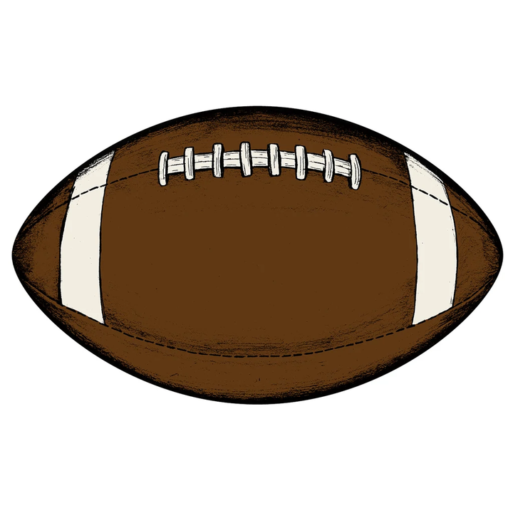 Football Shaped Placemats Bonjour Fete Party Supplies Super Bowl