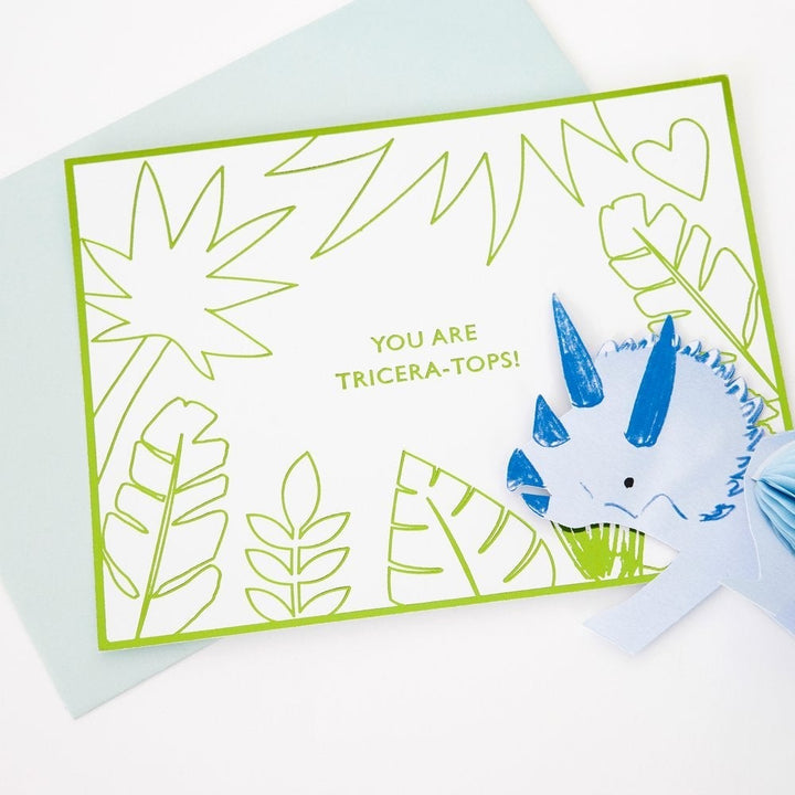 Dinosaur Valentine Cards Bonjour Fete Party Supplies Valentine's Day Cards