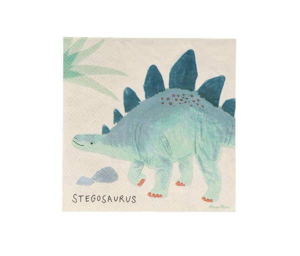 DINOSAUR KINGDOM SMALL NAPKINS Meri Meri Napkins Bonjour Fete - Party Supplies