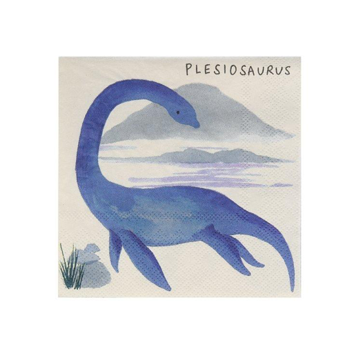 DINOSAUR KINGDOM SMALL NAPKINS Meri Meri Napkins Bonjour Fete - Party Supplies