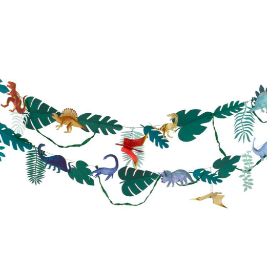 DINOSAUR KINGDOM GARLAND Meri Meri Garlands & Banners Bonjour Fete - Party Supplies